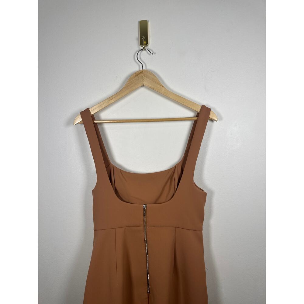 Acler Habana Scuba Sculpture Midi Dress in Clay, Size 8 - Picture 8 of 8